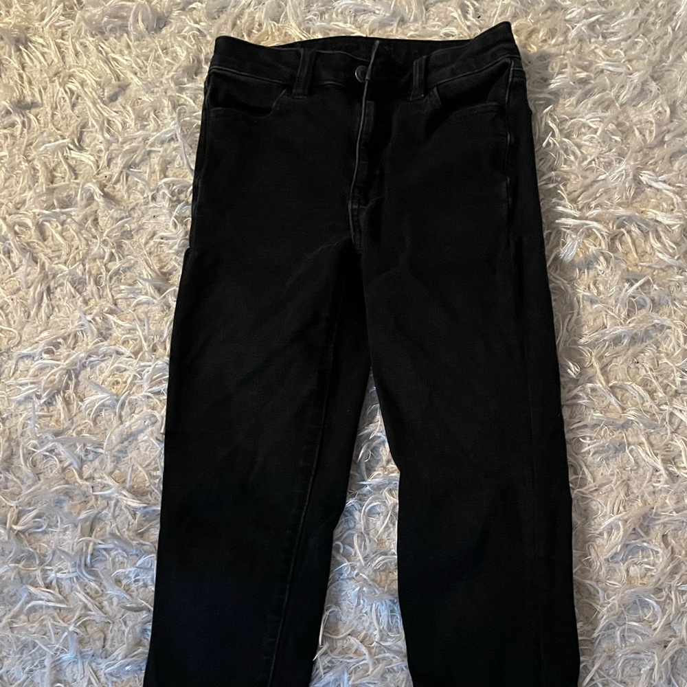AE black skinny jeans